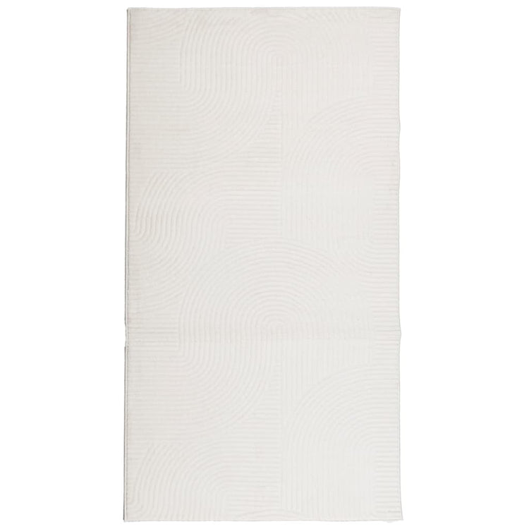 Vidaxl Teppich Iza Low -Molon Scandinavian 80x150 cm Creme -Colored