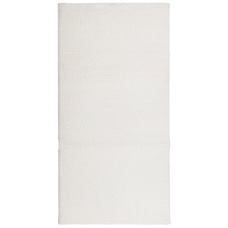 Vidaxl Teppich Iza Low -Pile Scandinavian 100x200 cm Creme -Colored