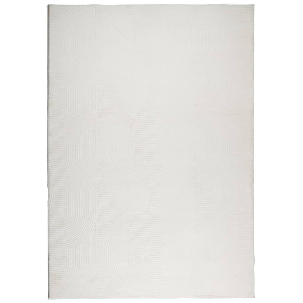 Vidaxl Teppich Iza Low -Pile Scandinavian 120x170 cm Creme -Colored