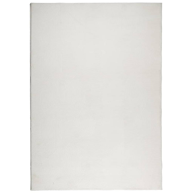 Vidaxl Teppich Iza Low -Pile Scandinavian 120x170 cm Creme -Colored