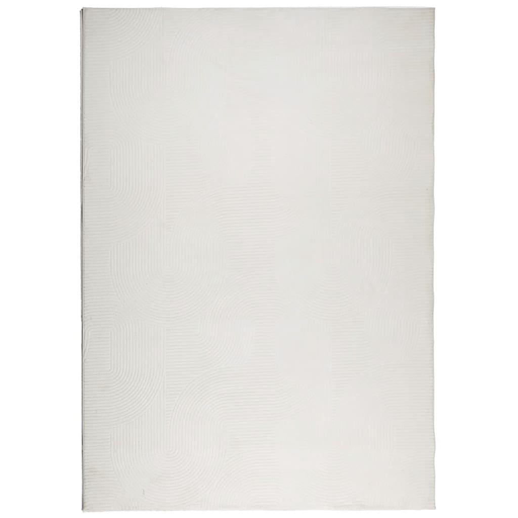 Vidaxl Teppich Iza Low -Pile Scandinavian 160x230 cm Creme -Colored