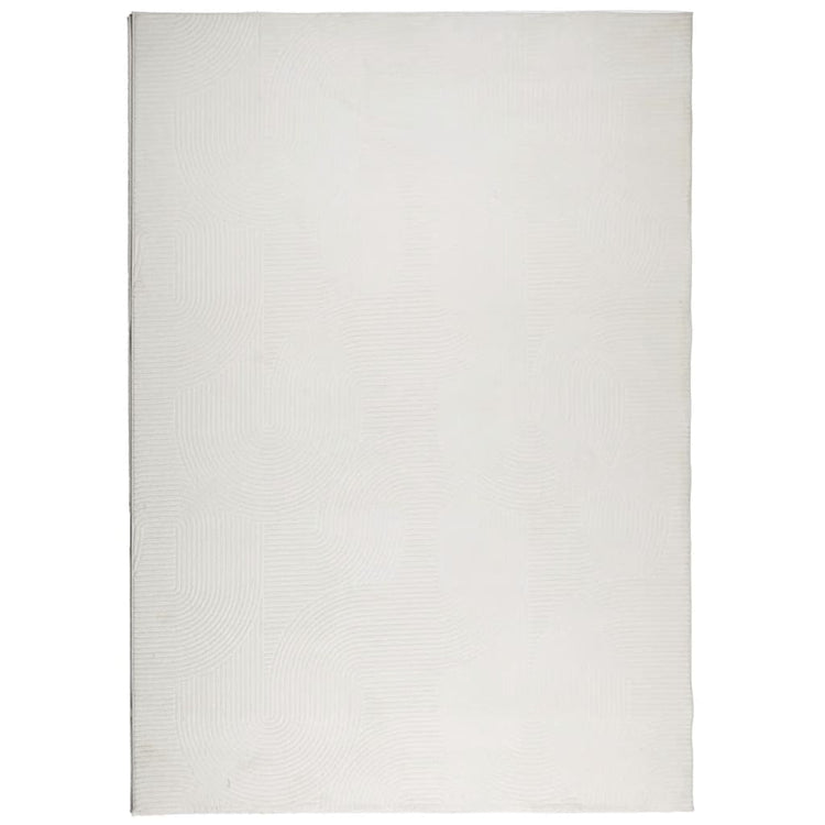 Vidaxl Teppich Iza Low -Pile Scandinavian 160x230 cm Creme -Colored