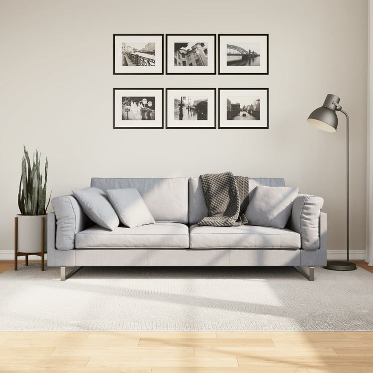 Vidaxl Teppich Iza Low -Pile Scandinavian 160x230 cm Creme -Colored