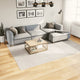 VidaXL Teppich Iza Kurzflor skandinavisch 200x280 cm Creme