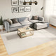VidaXL Teppich Iza Kurzflor skandinavisch 240x340 cm Creme
