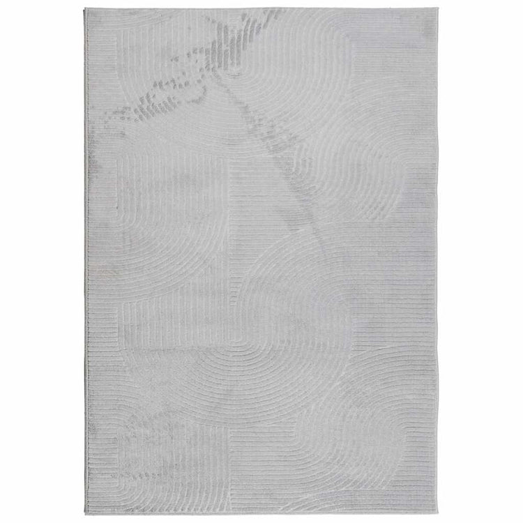 Vidaxl Teppich Iza Low -Pile Scandinavian 160x230 cm Grau