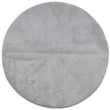 Vidaxl Teppich Iza Low -Pile Scandinavian Ø 120 cm Grau - afbeelding 2