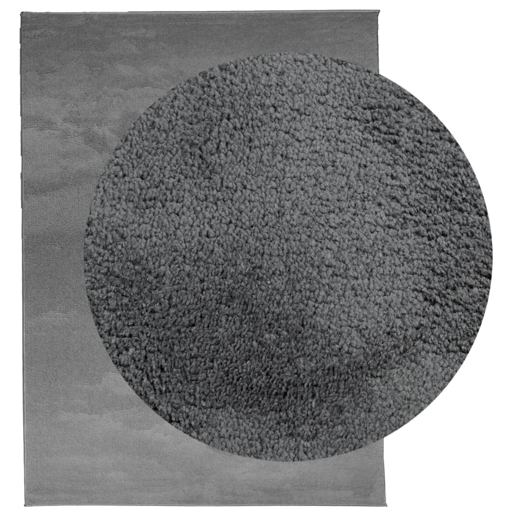 Vidaxx Teppich Oviedo Niederflor 240x340 cm Anthrazit