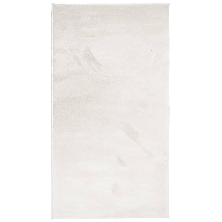 Vidaxl Teppich Oviedo niedrig -pile 60x110 cm Beige