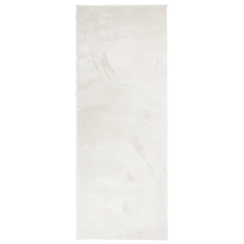 Vidaxl Teppich Oviedo niedrig -pile 80x200 cm Beige