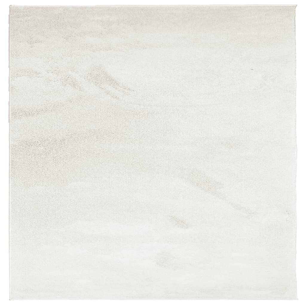 VidaXL Teppich Oviedo Niederflor 120x120 cm beige