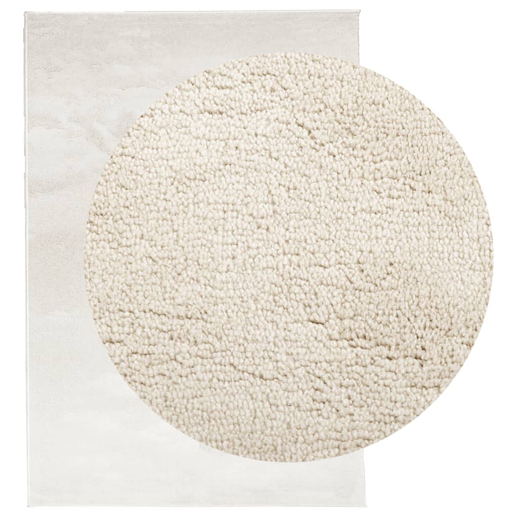 VidaXL Teppich Oviedo niedriger Flor 160x230 cm beige