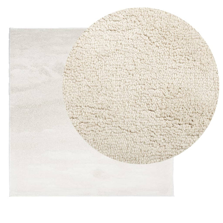 VidaXL Teppich Oviedo Niederflor 200x200 cm beige