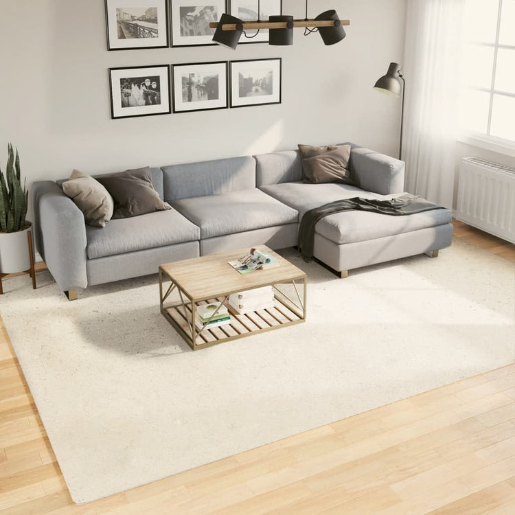 VidaXL Teppich Oviedo niedriger Flor 240x340 cm beige