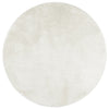 Vidaxl Teppich Oviedo niedrig -pile Ø 120 cm creme -geläutet