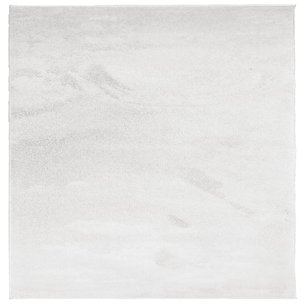 Vidaxl Teppich Oviedo niedrig -pile 120x120 cm Grau