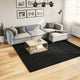 Vidaxx Teppich Oviedo Niederflor 240x240 cm schwarz