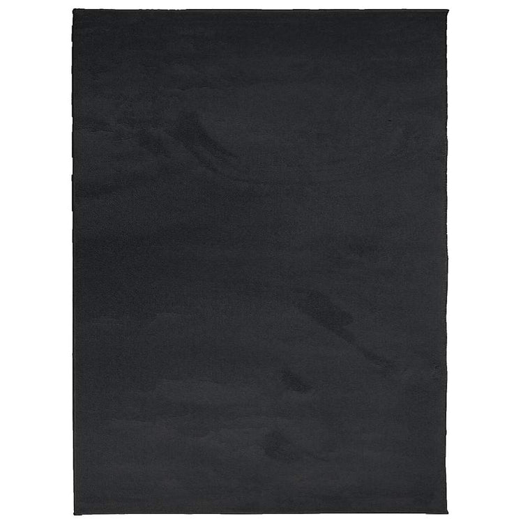Vidaxl Teppich Oviedo niedrig -240 x 340 cm Schwarz