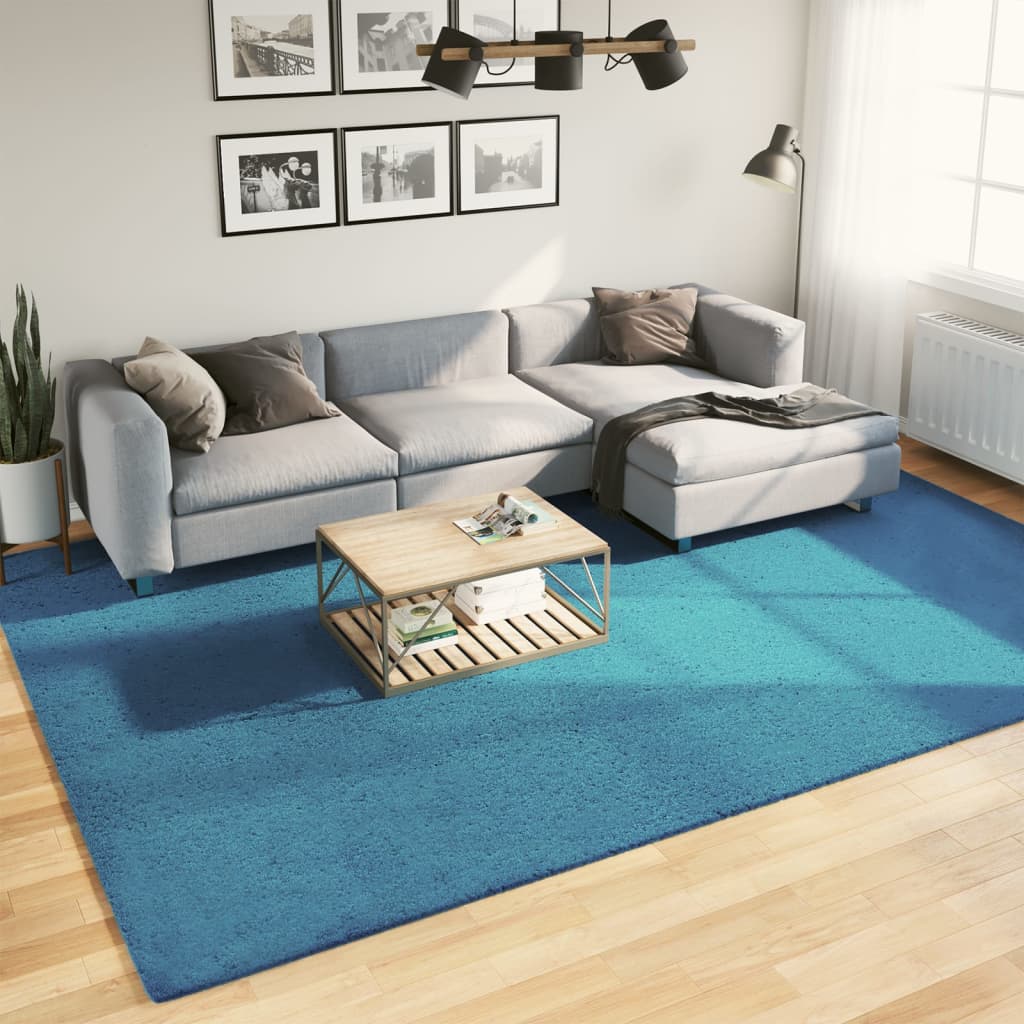 VidaXL Teppich Oviedo Niederflor 240x340 cm Türkis