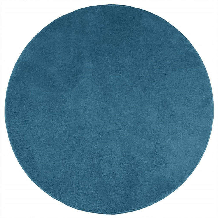 VidaXL Teppich Oviedo Kurzflor ø 120 cm Türkis