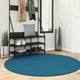 VidaXL Teppich Oviedo Niederflor ø 160 cm Türkis
