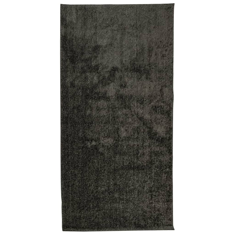 Vidaxl Teppich Istan für Hochhaufen glänzend 100x200 cm Anthrazit -Colored