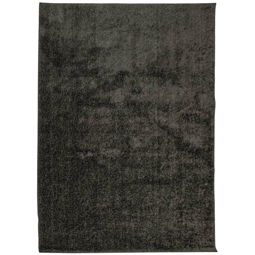 Vidaxl Teppich Istan für hohe glänzende 240 x 340 cm Anthrazit -Gelenke