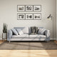 Vidaxl Teppich Istan hoher Stapel glänzend 140x200 cm Grau
