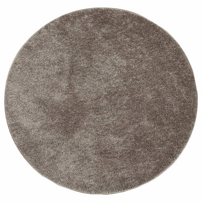 Vidaxl Teppich Istan für Hochhaufen glänzend Ø 120 cm Grau