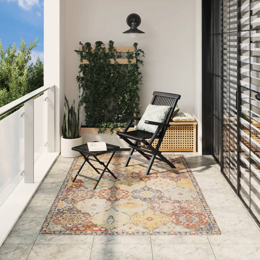 Vidaxl Rug Arbizu innerhalb und außerhalb des Vintage -Stils 160x230 cm