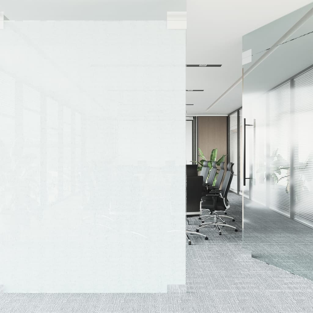 Vidaxx Fensterfolie matt 90 x 1000 cm PVC weiß