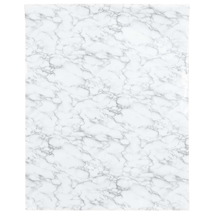 Vidaxxl Möbelfolie selbstklebend 90x500 cm PVC Marmor weiß