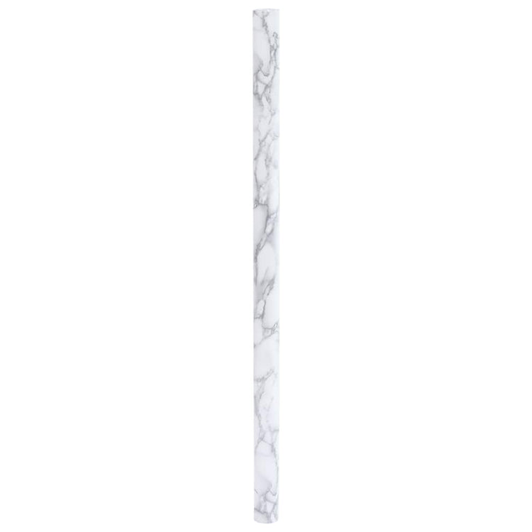 Vidaxxl Möbelfolie selbstklebend 90x500 cm PVC Marmor weiß