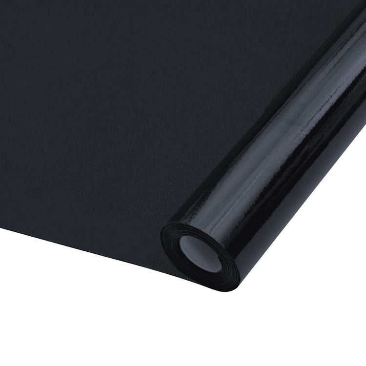 Vidaxx Fensterfolien 3 Stück statisch matt PVC schwarz