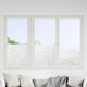 Vidaxx Fensterfolien 2 Stk. mattes Sternmuster PVC