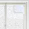 Vidaxx Fensterfolien 2 Stk. mattes Blumenmuster PVC