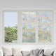Vidaxx Fensterfolien 5 Stück matt 3D Regenbogenmuster PVC