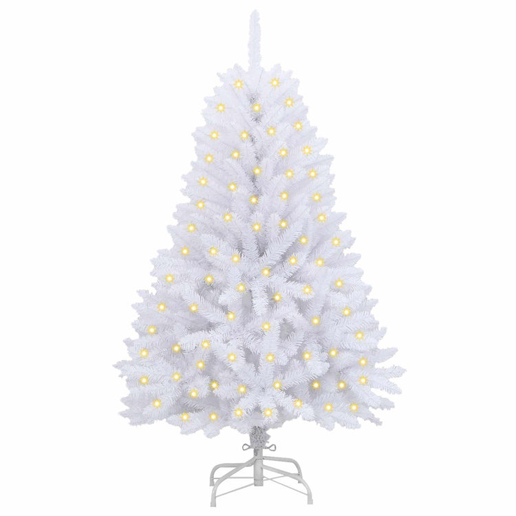 Künstlicher Weihnachtsbaum von Vidaxx mit 150 LEDs, weiß, 120 cm, PVC und Metall