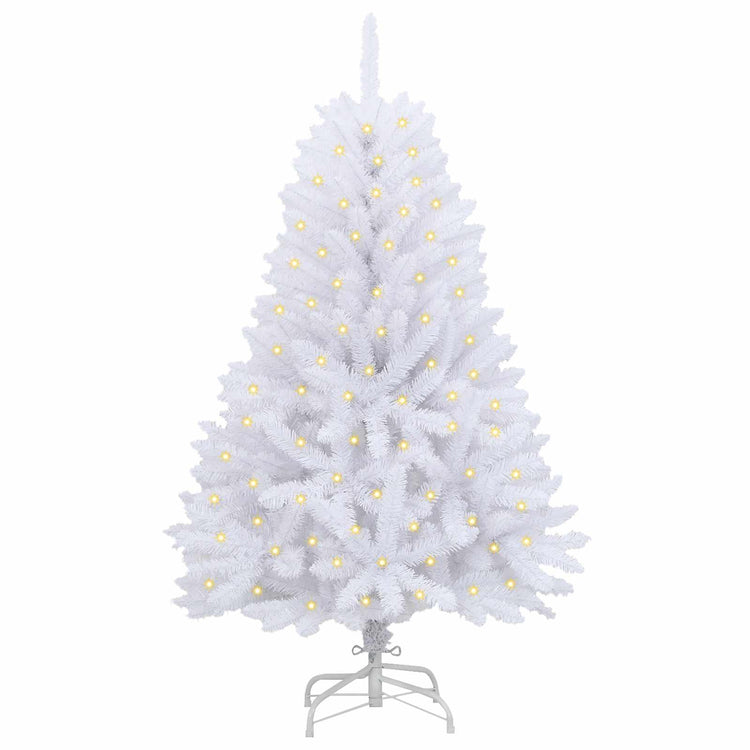 Künstlicher Weihnachtsbaum von Vidaxx mit 150 LEDs, weiß, 150 cm, PVC und Metall