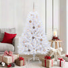 Vidaxx künstlicher Weihnachtsbaum weiß 80 x 80 x 150 cm PVC und Metall
