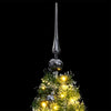 VidaXL künstlicher Weihnachtsbaum mit Scharnieren 150 LEDs und Weihnachtskugeln 150 cm