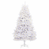 Vidaxx künstlicher Weihnachtsbaum mit 300 LED weiß 180 cm PVC und Metall - afbeelding 3