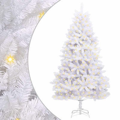 Künstlicher Weihnachtsbaum von Vidaxx mit 300 LEDs, weiß, 240 cm, PVC und Metall