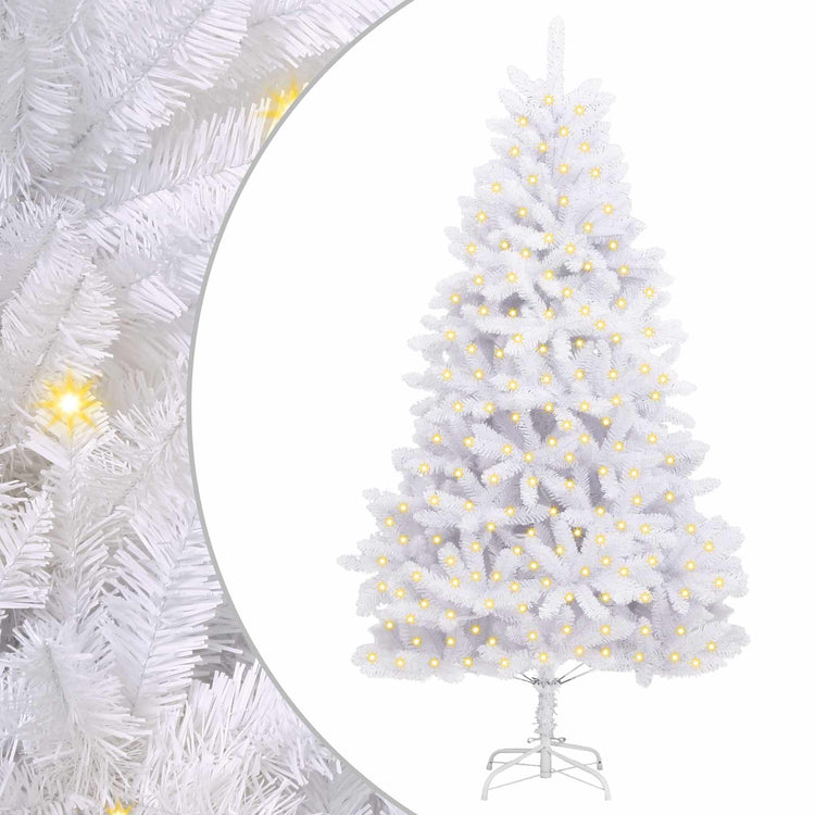 Künstlicher Weihnachtsbaum von Vidaxx mit 300 LEDs, weiß, 240 cm, PVC und Metall