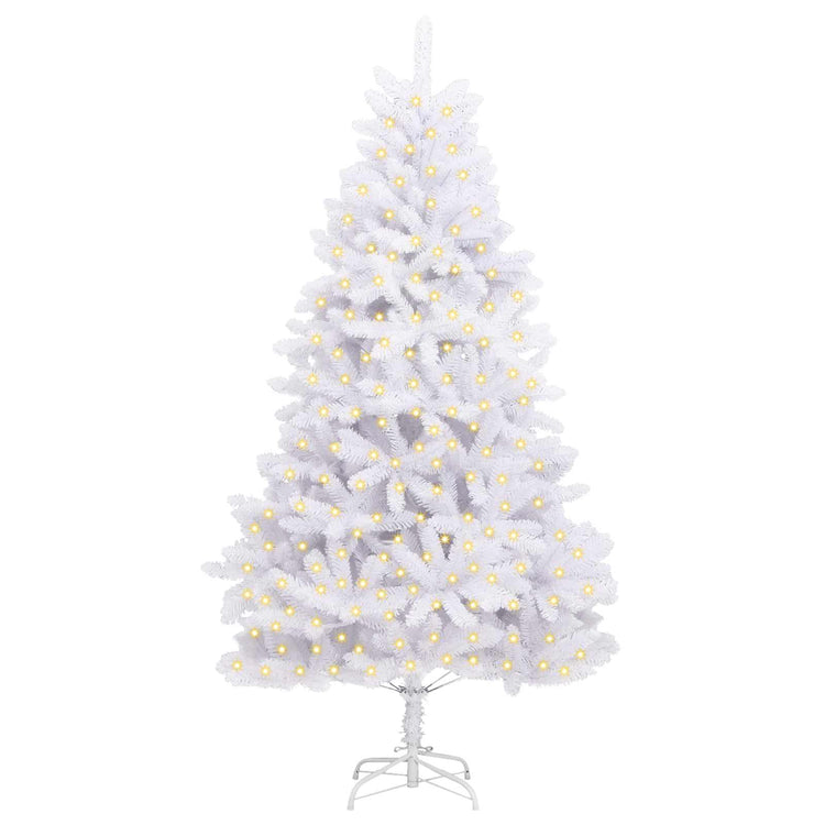 Künstlicher Weihnachtsbaum von Vidaxx mit 300 LEDs, weiß, 240 cm, PVC und Metall