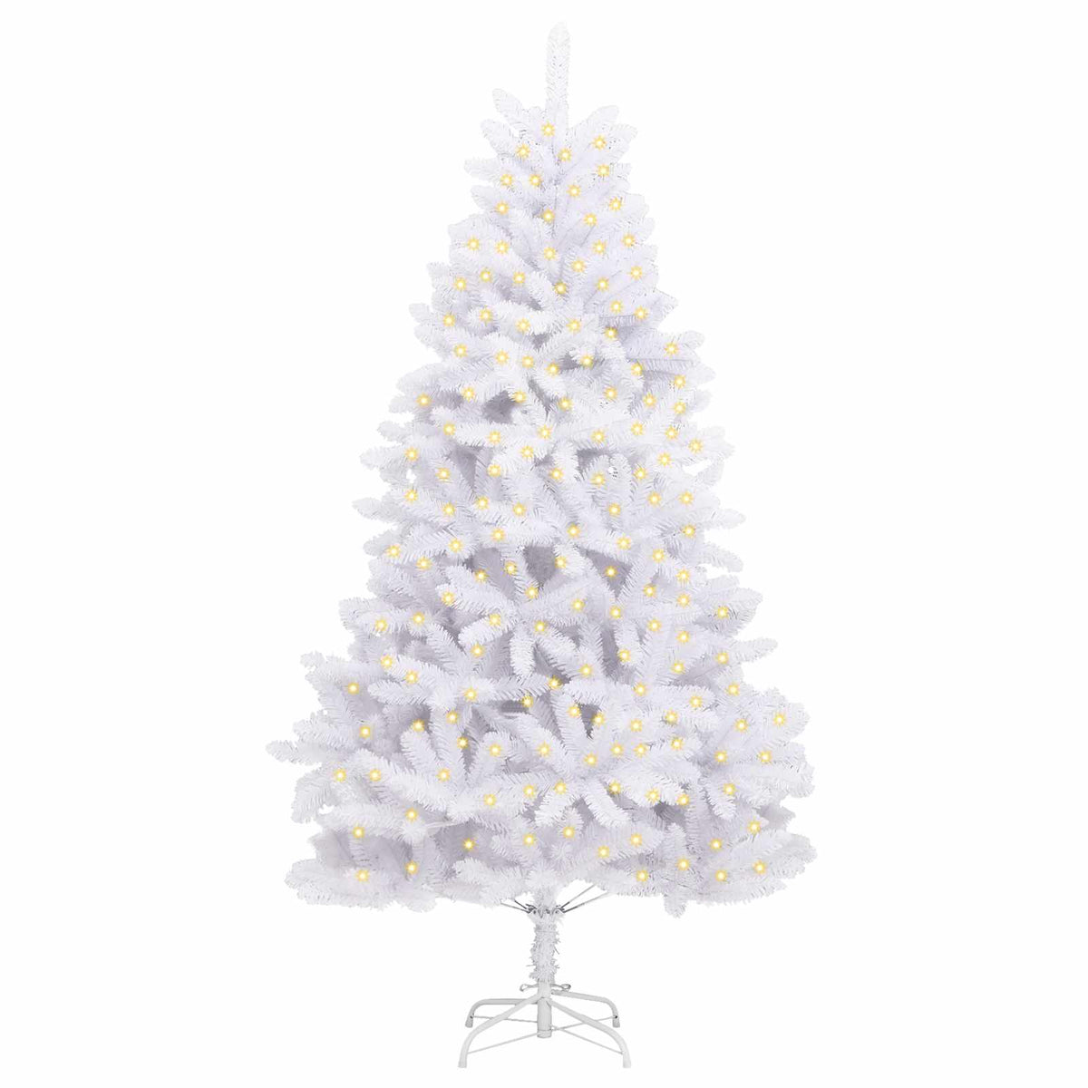 Künstlicher Weihnachtsbaum von Vidaxx mit 300 LEDs, weiß, 270 cm, PVC und Metall