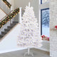 VidaXL künstlicher Weihnachtsbaum mit 300 LED weiß, 300 cm PVC und Metall