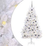 Vidaxx künstlicher Weihnachtsbaum weiß 90 x 90 x 180 cm PVC und Metall - afbeelding 2