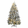 VidaXL künstlicher Weihnachtsbaum mit Scharnieren 300 LEDs und Weihnachtskugeln 300 cm