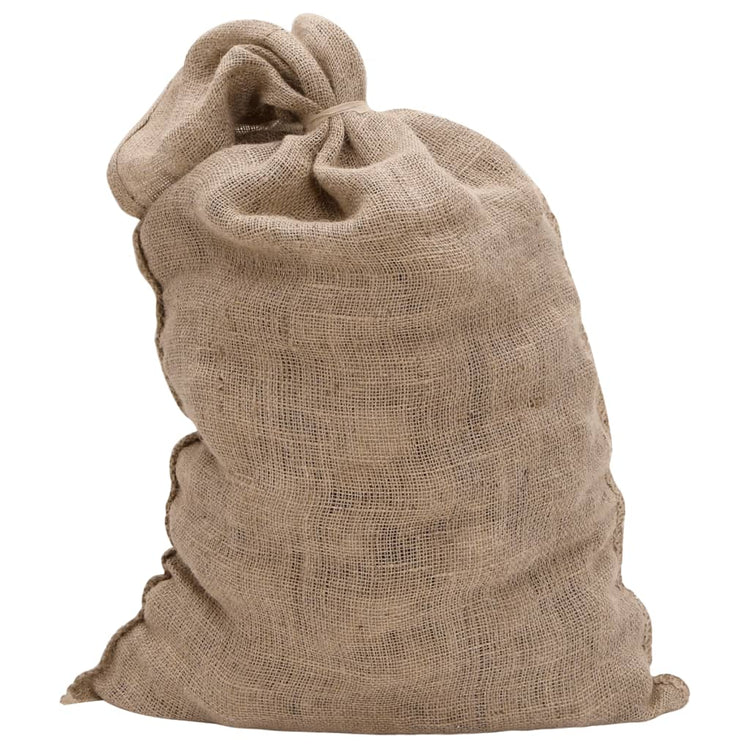 Vidaxl Jute -Taschen 10 Stücke 220 g m² 60 x 105 cm 100% Jute